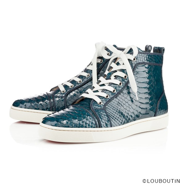 basket louboutin homme croco